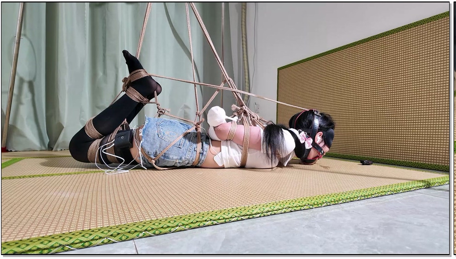 CYC058-长颜草 霜喵极限驷马半吊100分钟极限电击放置，不挣扎就会被电击，少萝痛哭后面筋