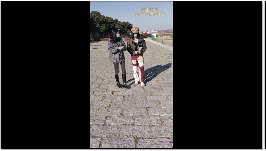 HM023-何沐原创 模特现在教学 两位素人如何使用手铐