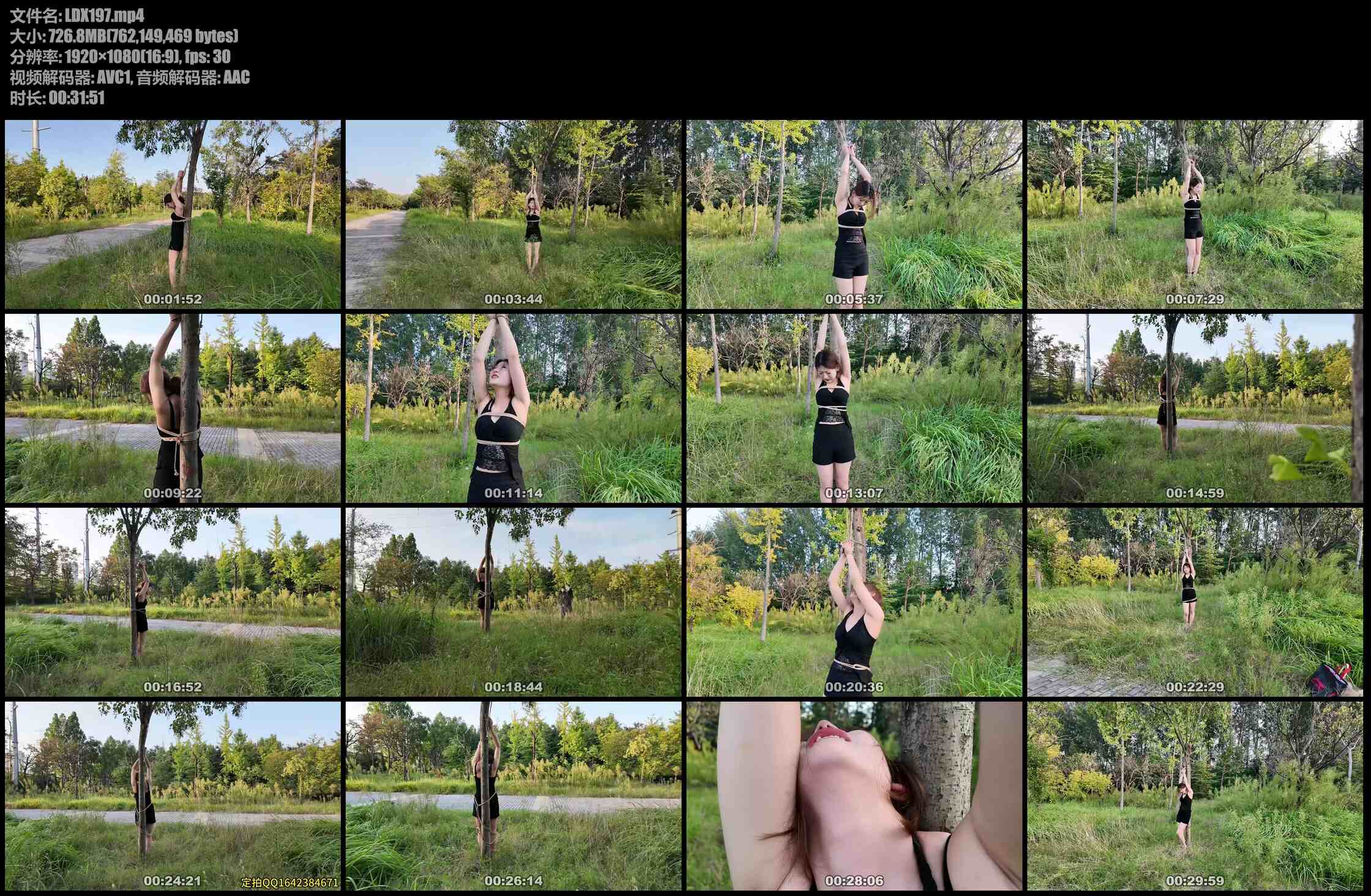 李大侠 晓琴路边捆绑