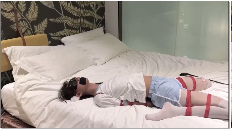 LYRJ007-恋鱼日记 小鱼红绳捆绑 试图逃脱后被发现 直臂捆绑放置sp