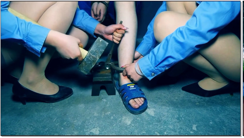 SJSZ790-胜景影视 凋零的花季 二 下集 朱梦佳和张婧怡被判死刑后立即被砸上死镣看押最后押