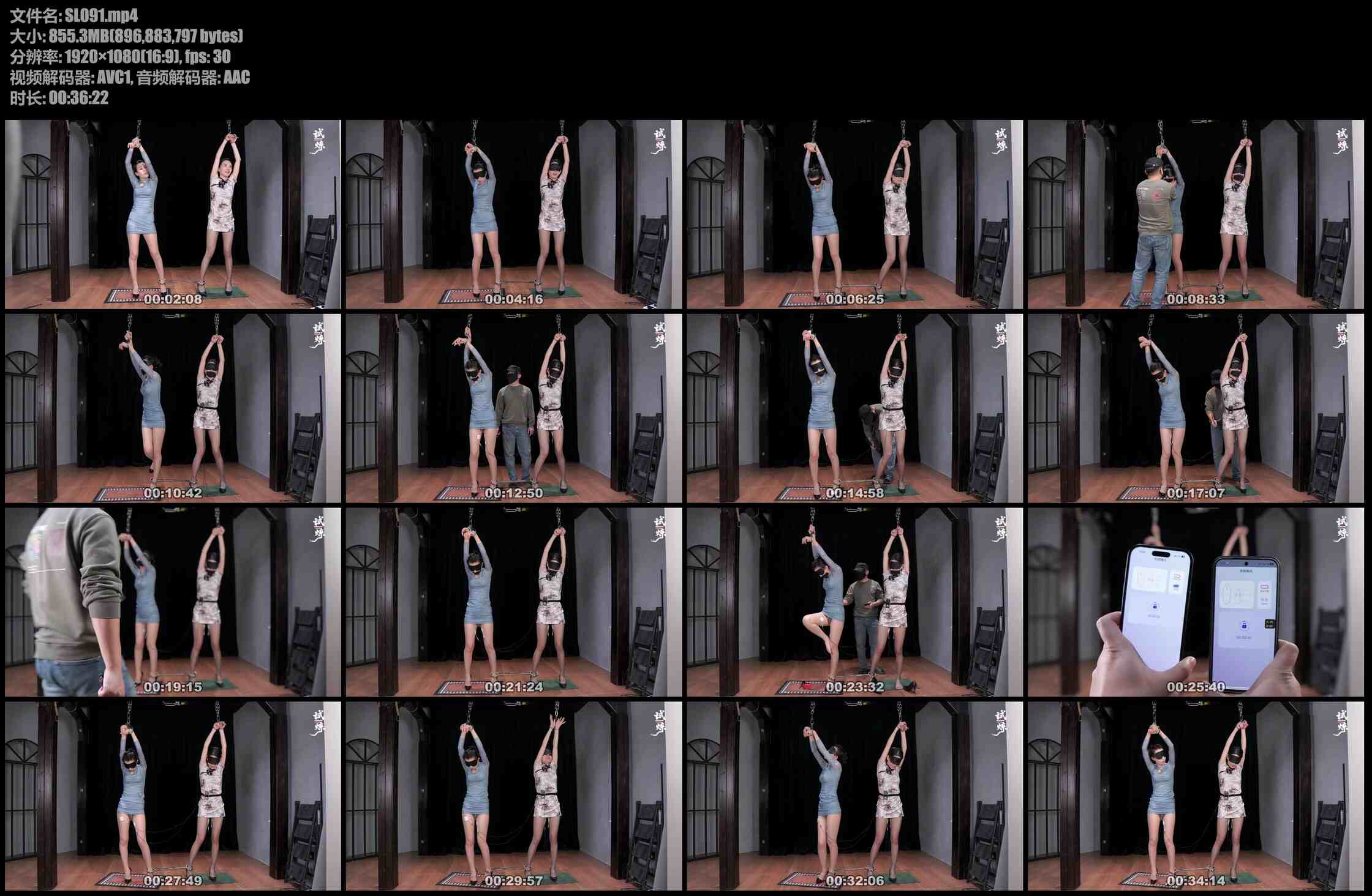 试炼 白杨诺米旗袍高跟强制直立 啵啵贝+郊狼双重折磨+SP+采访