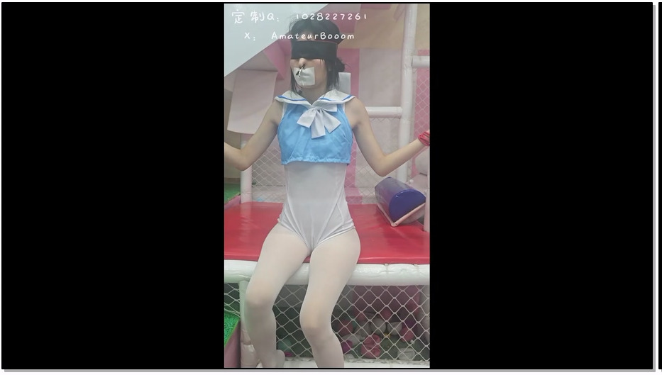 SYSA2077-抱着奶瓶去郊游 酒酒窒息篇，真空袋+敷贴+乳夹ZX游戏，极限挣扎，最长纯窒息2分半，给酒酒吓坏了