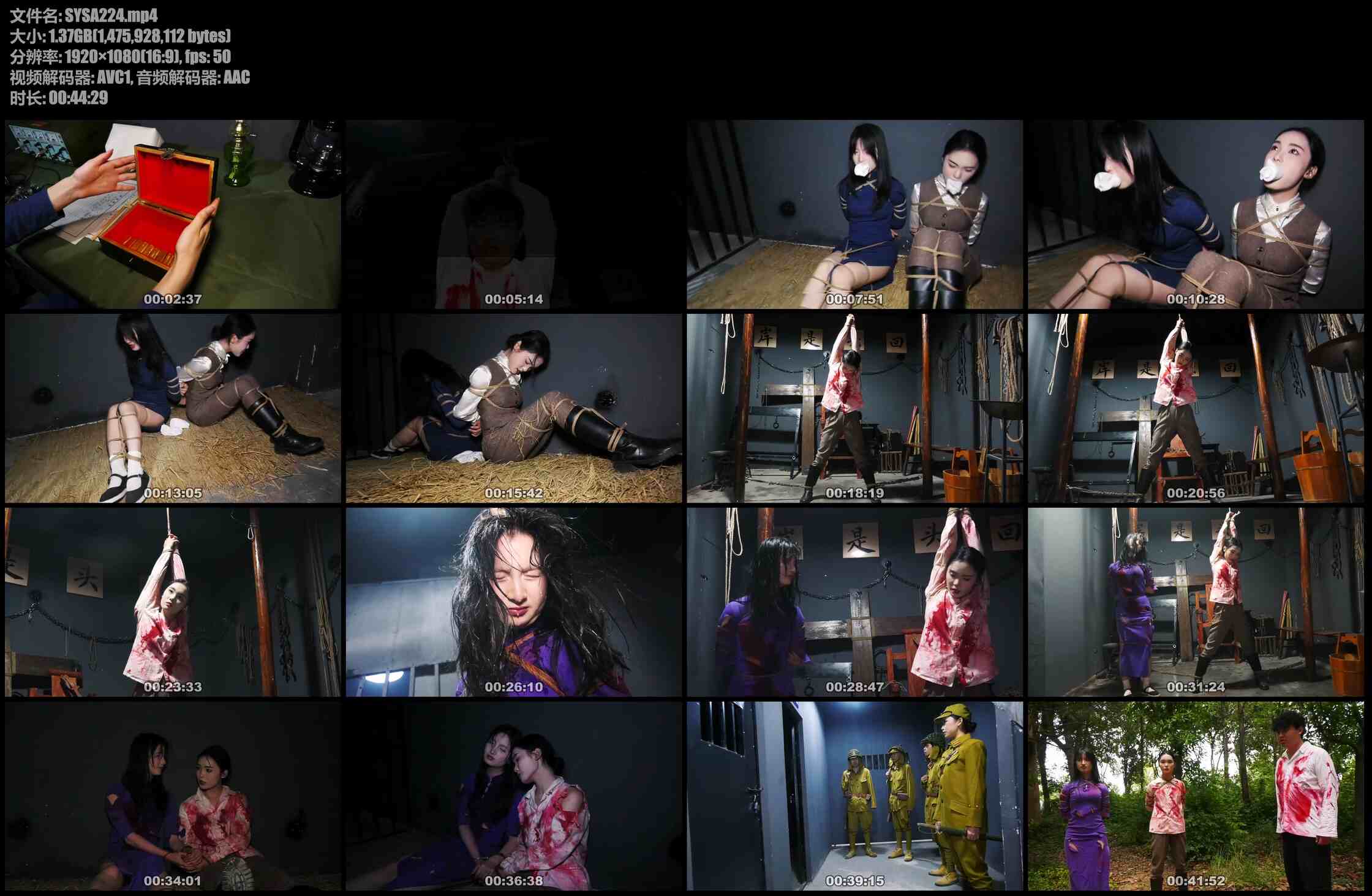 胜景影视 女烈大片~《狱骨双姝》在沦陷区两名地下女同志在秘密接头时被叛徒出卖被捕遭受各种酷刑后英勇就义