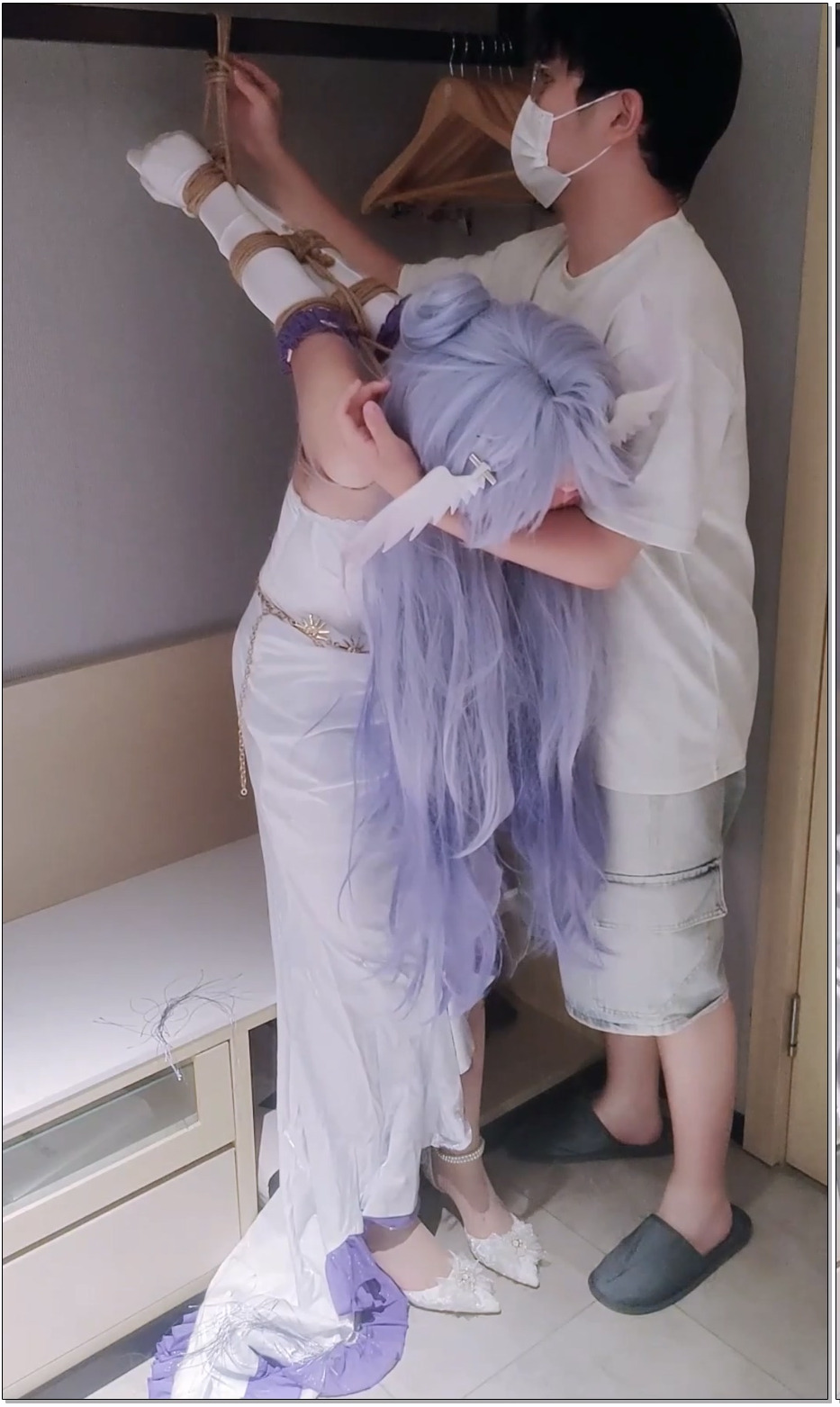 SYSA531-XcTian  小鸟cos知更鸟圆舞琉歌 后高手吊站立放置