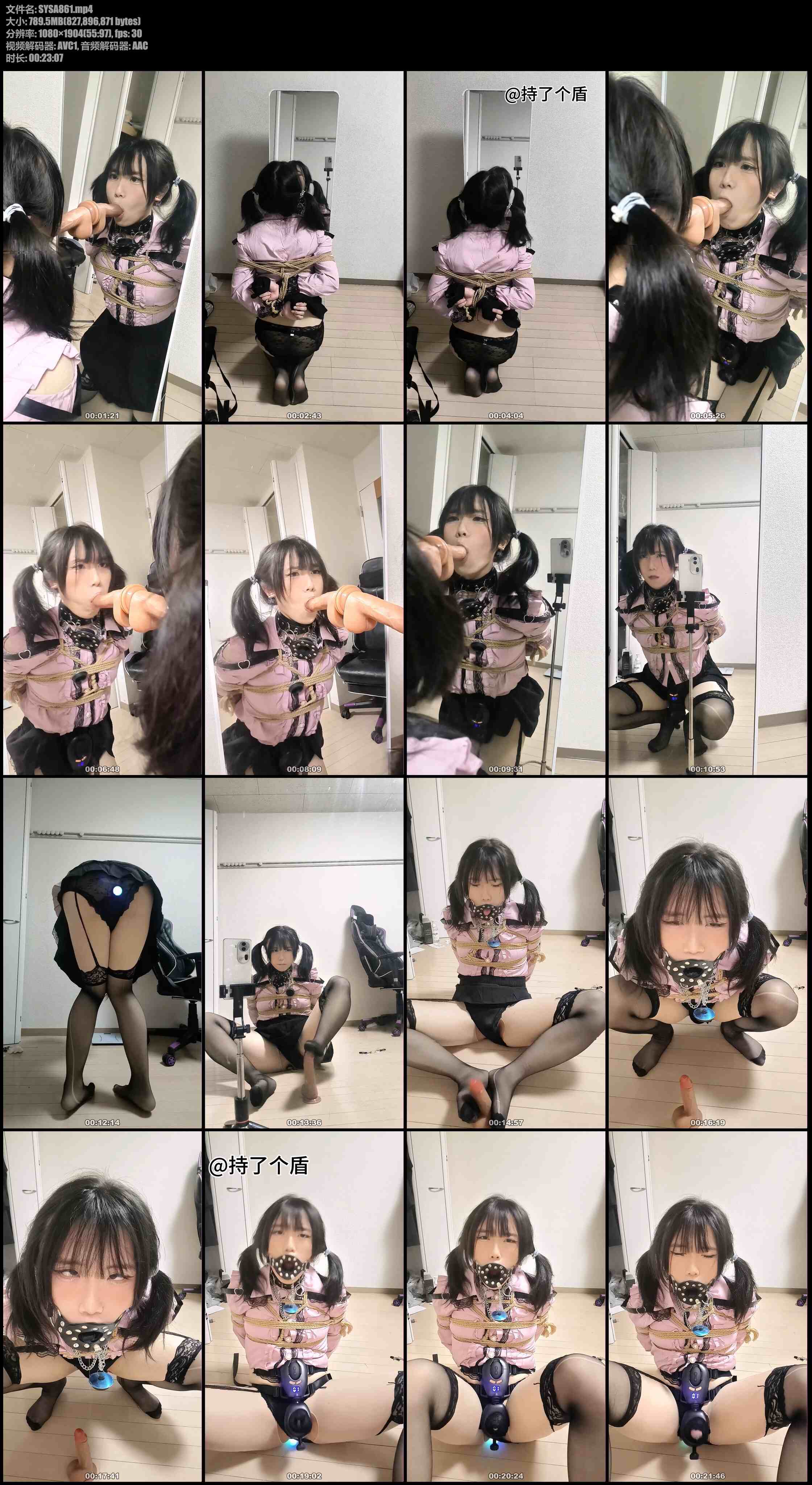 持了个盾 双马尾男娘雌堕训练沦为淫荡母狗