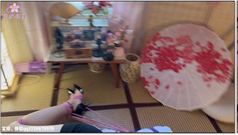 SYSW001-纱柚绳屋 女销售员因为业绩垫底被罚进行束缚逃脱测试，陷入圈套被驷马蒙眼堵嘴