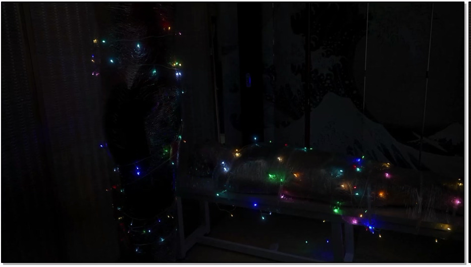 XRGZS513-象人工作室 月亮嗷嗷的圣诞节礼物，双人绞刑捆绑+保鲜膜全包，内有玩具折磨