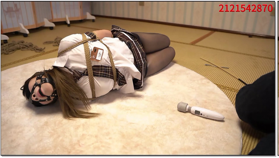 YGRJ034-悦感日记 新模小呆鱼多种紧缚姿势调教马具口枷超大直径口球筋膜枪电击棒SPTK超多看点