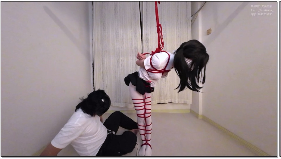 YMJN010-尤美加奈 JK少女独自在家,看小黄漫自缚被闯入!自缚蛇缚 自戴口球 股绳 蒙眼 棒棒 小粉TD 上集