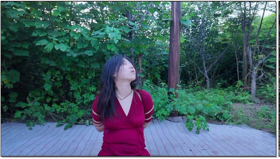 YSSA575-一绳所爱 夏可野外闷热炼狱下 咖丝高跟电ji情绪崩溃野外湿身脏身空姐重口原味丝袜