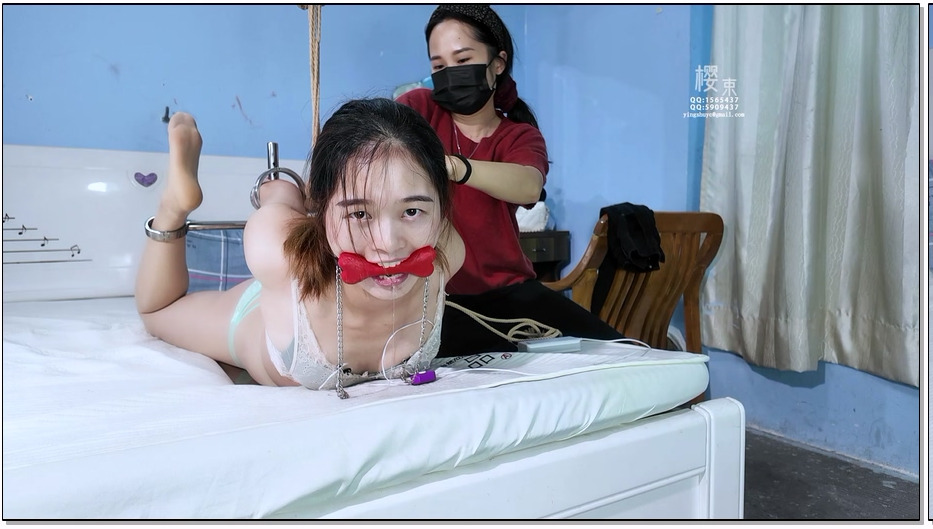 YSYC627-樱束原创 闺蜜的小心思 塑料闺蜜两人之间都有自己的小心思！将闺蜜捆绑固定挠痒刺.